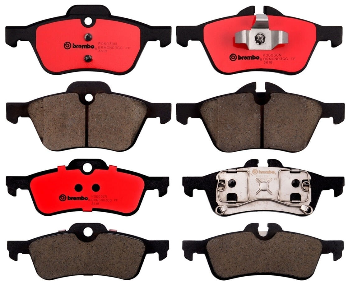 Kit De Balatas Ceramicas Delanteras y Traseras