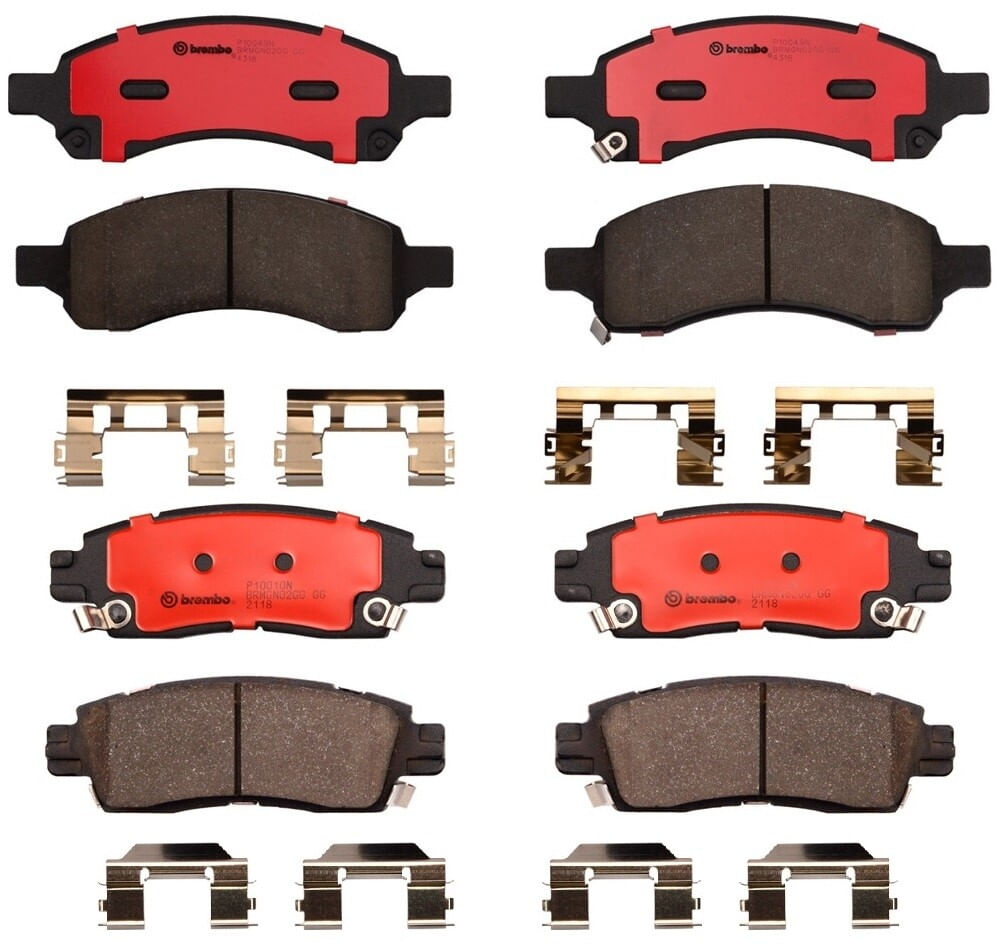 Kit De Balatas Ceramicas Delanteras y Traseras