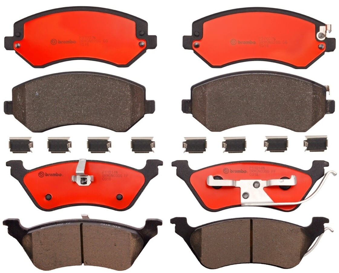 Kit De Balatas Ceramicas Delanteras y Traseras