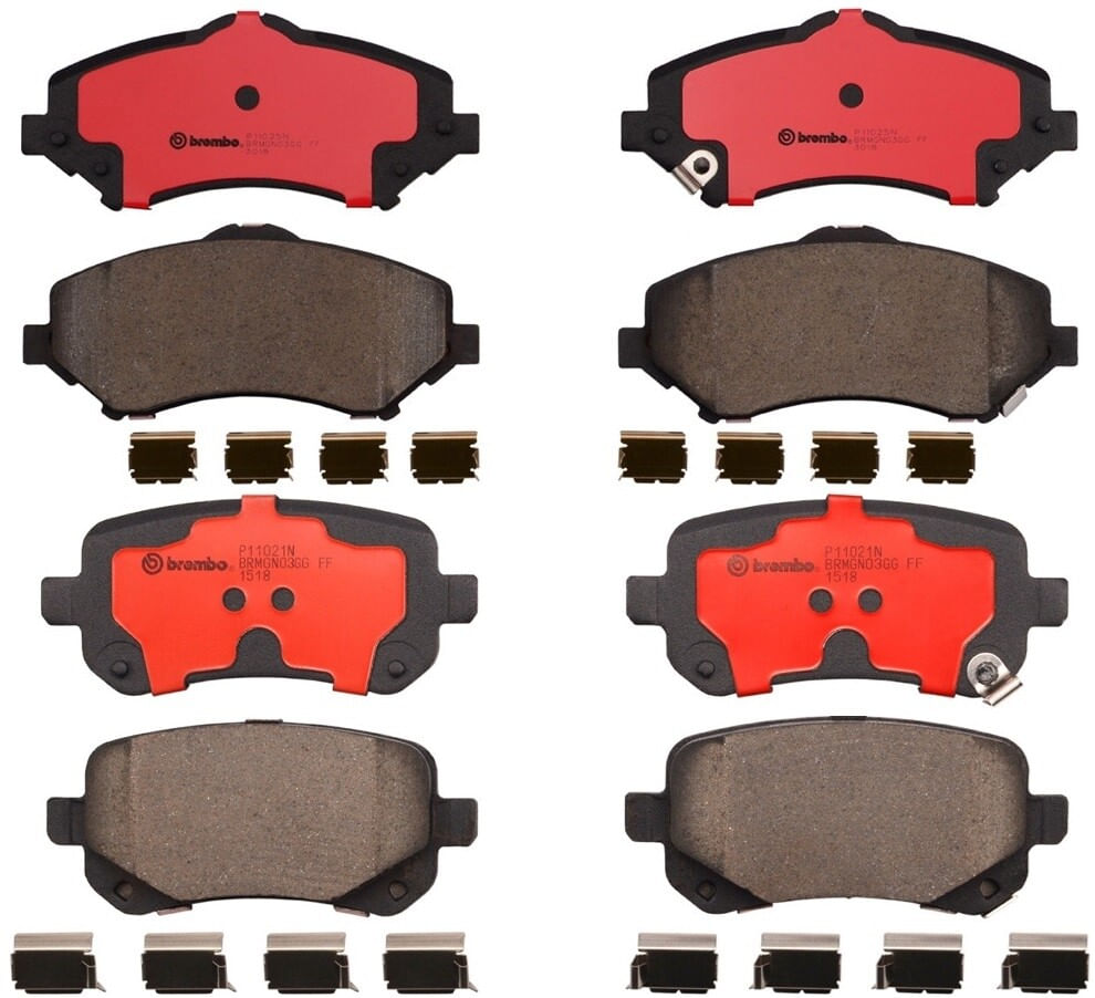 Kit De Balatas Ceramicas Delanteras y Traseras