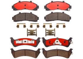 Kit De Balatas Ceramicas Delanteras y Traseras