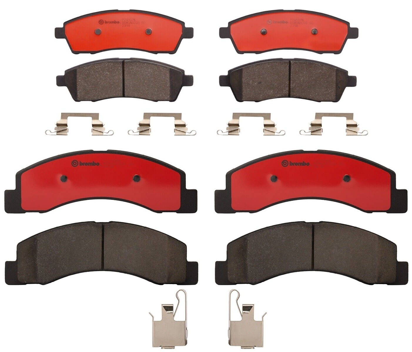 Kit De Balatas Ceramicas Delanteras y Traseras