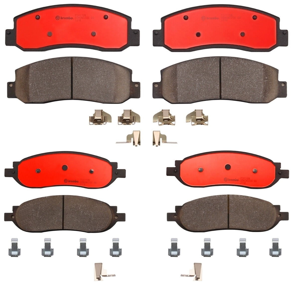 Kit De Balatas Cerámicas Delanteras y Traseras