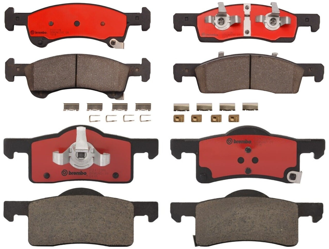Kit De Balatas Ceramicas Delanteras y Traseras
