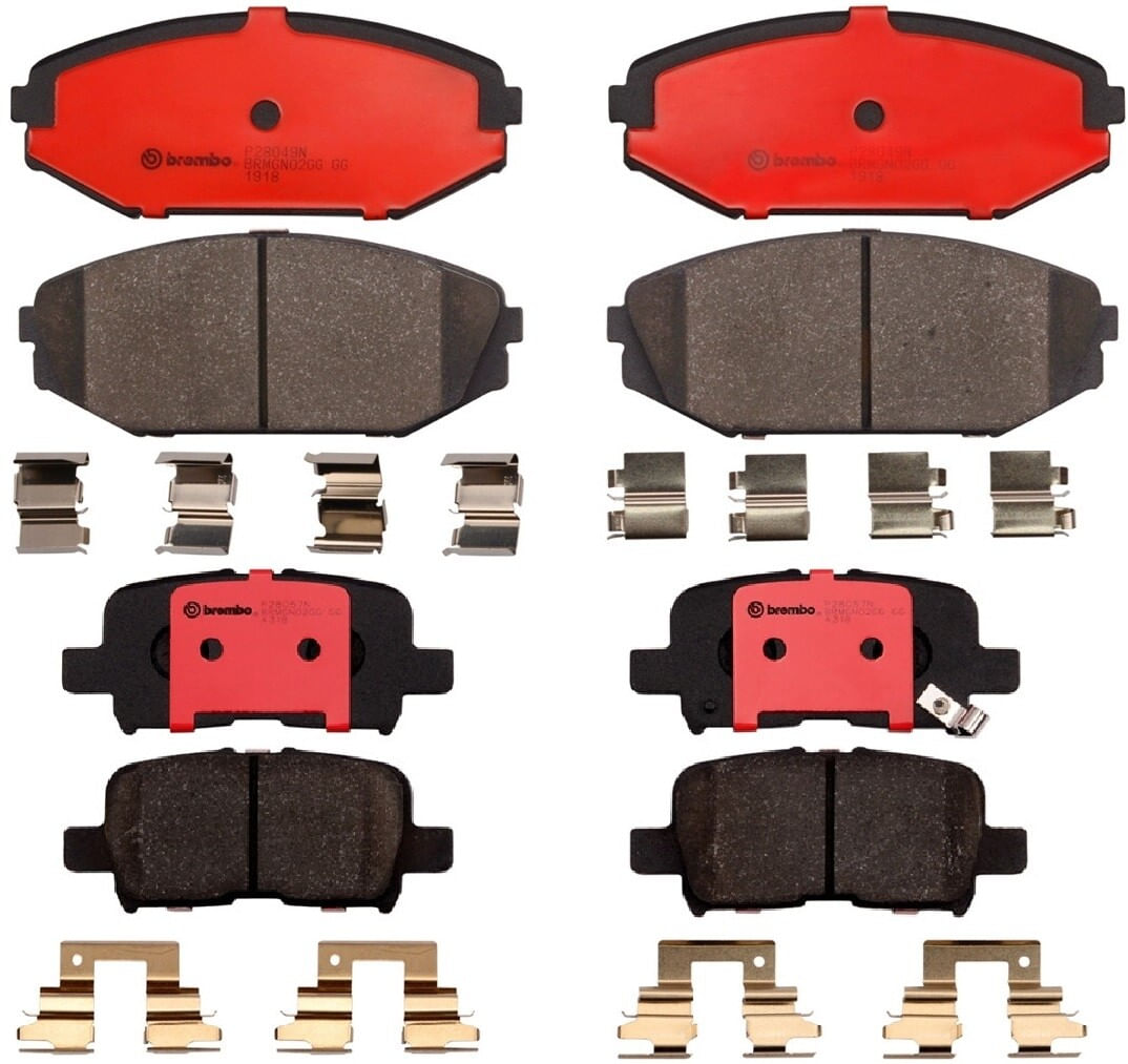 Kit De Balatas Ceramicas Delanteras y Traseras