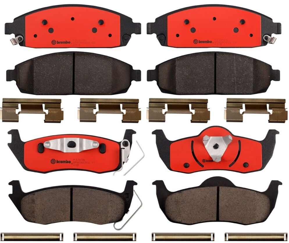 Kit De Balatas Ceramicas Delanteras y Traseras