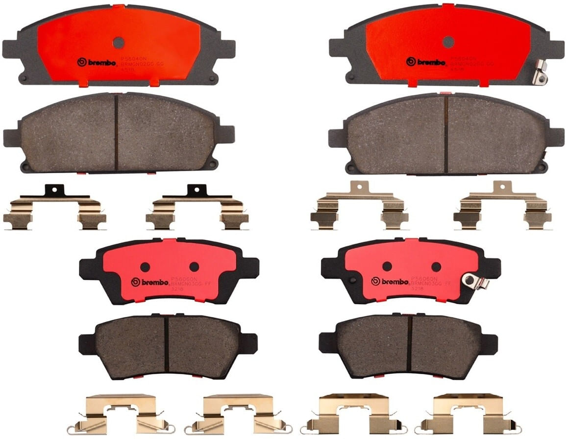 Kit De Balatas Cerámicas Delanteras y Traseras