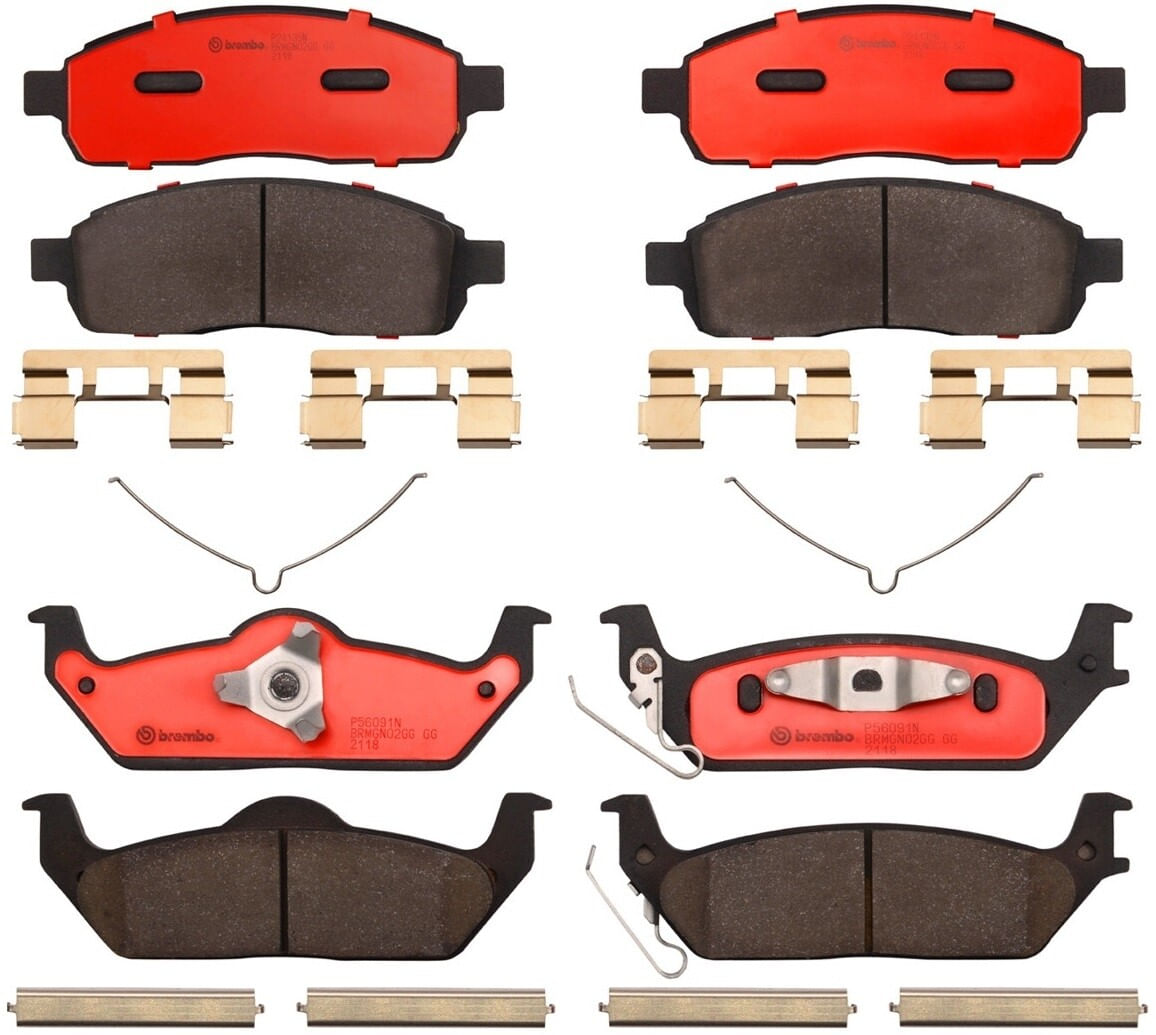 Kit De Balatas Ceramicas Delanteras y Traseras