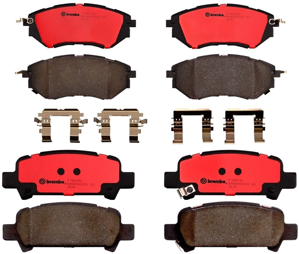 Kit De Balatas Ceramicas Delanteras y Traseras