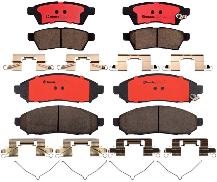 Kit De Balatas Ceramicas Delanteras y Traseras