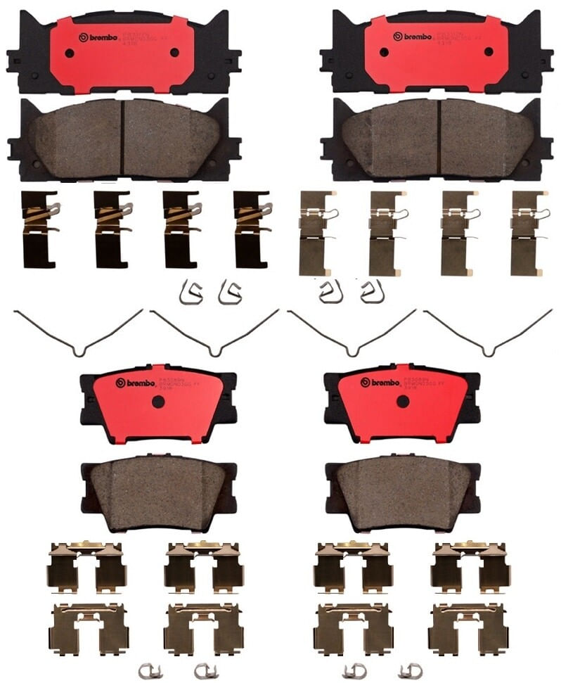 Kit De Balatas Ceramicas Delanteras y Traseras