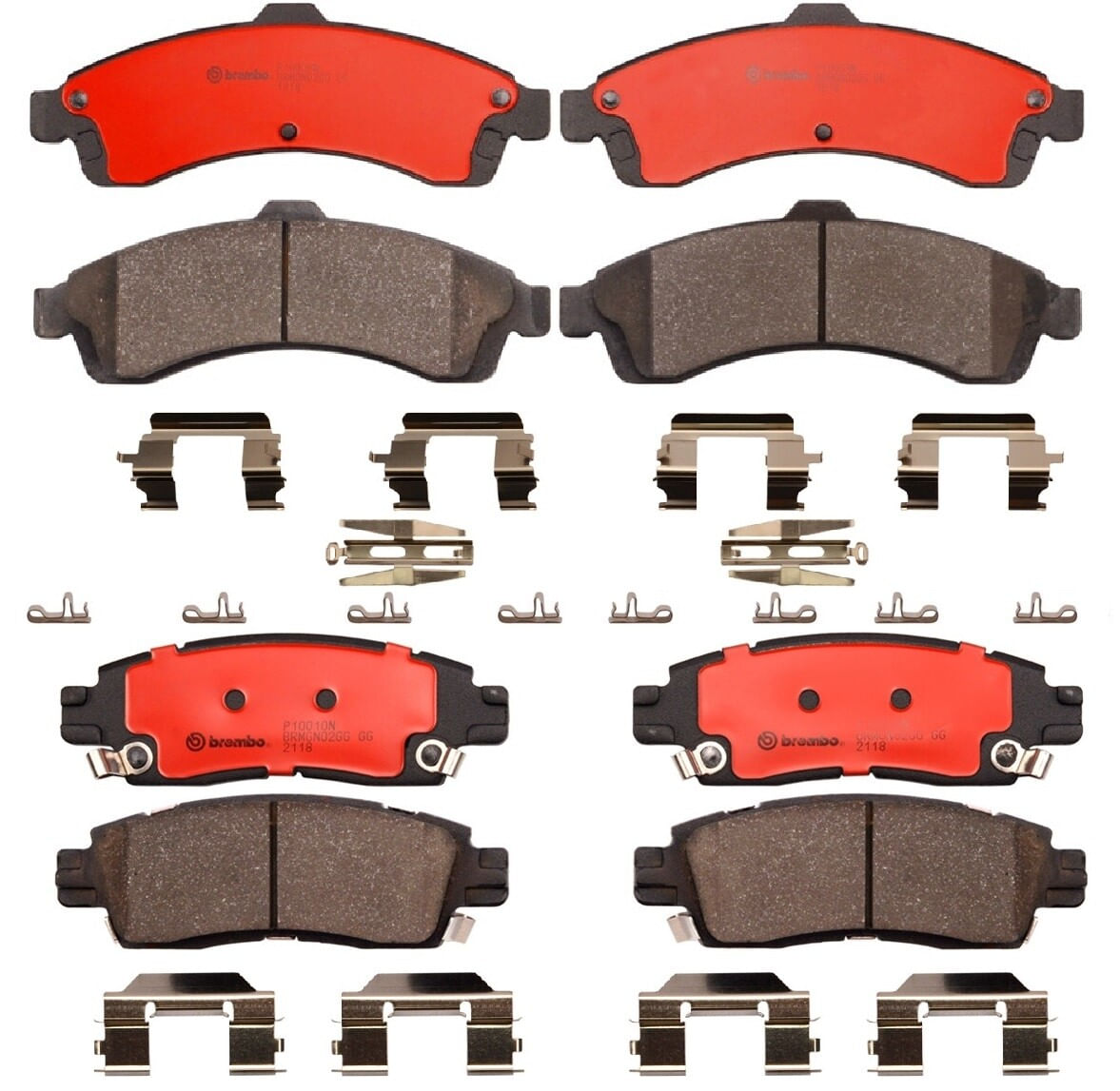 Kit De Balatas Ceramicas Delanteras y Traseras