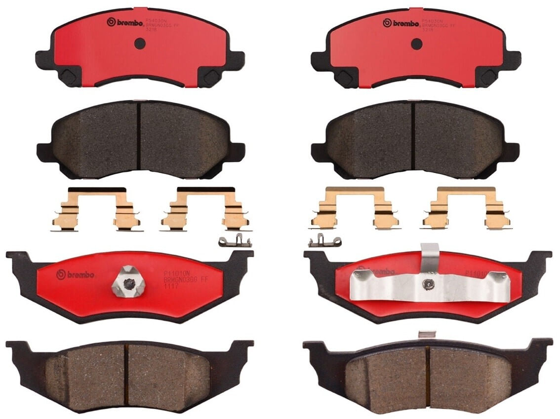 Kit De Balatas Ceramicas Delanteras y Traseras
