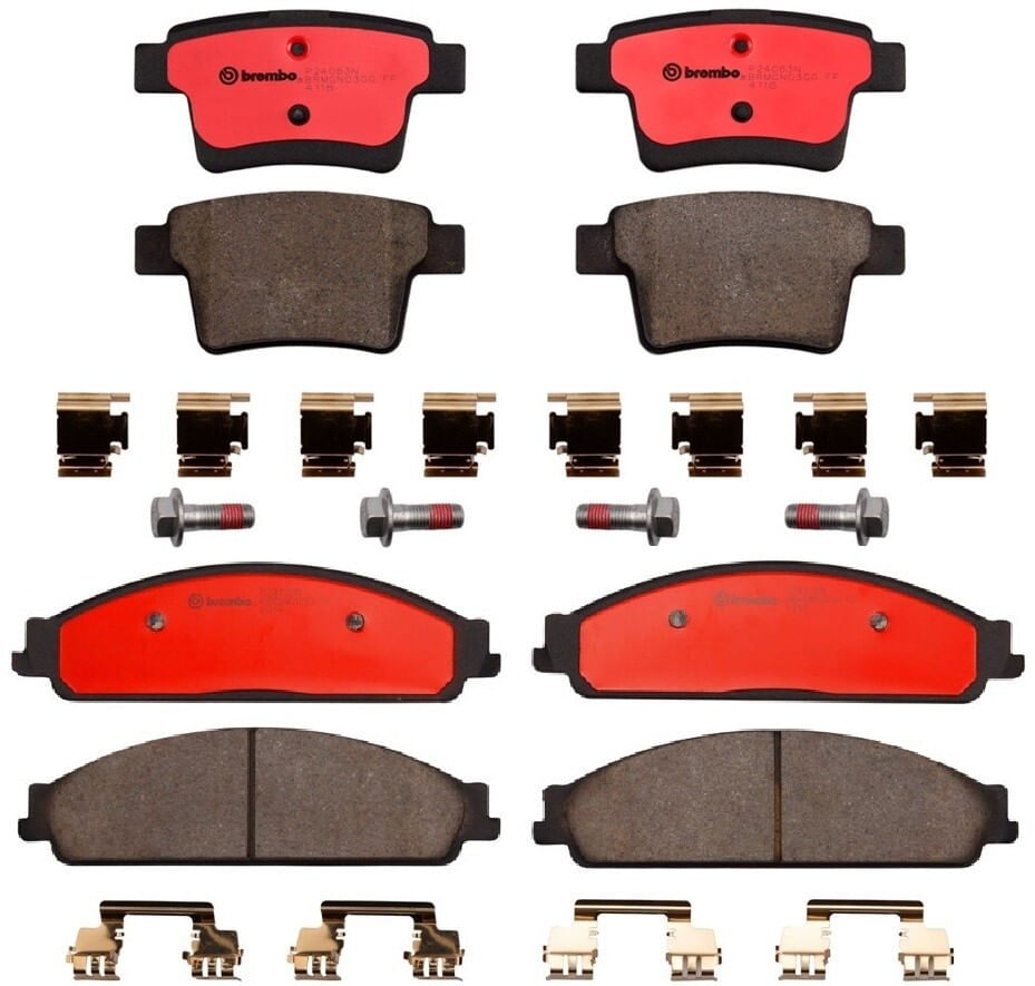 Kit De Balatas Ceramicas Delanteras y Traseras