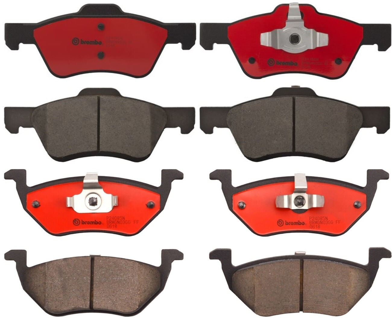 Kit De Balatas Ceramicas Delanteras y Traseras