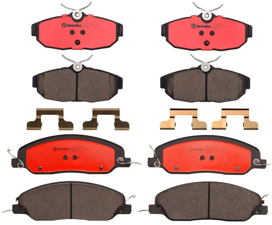 Kit De Balatas Ceramicas Delanteras y Traseras