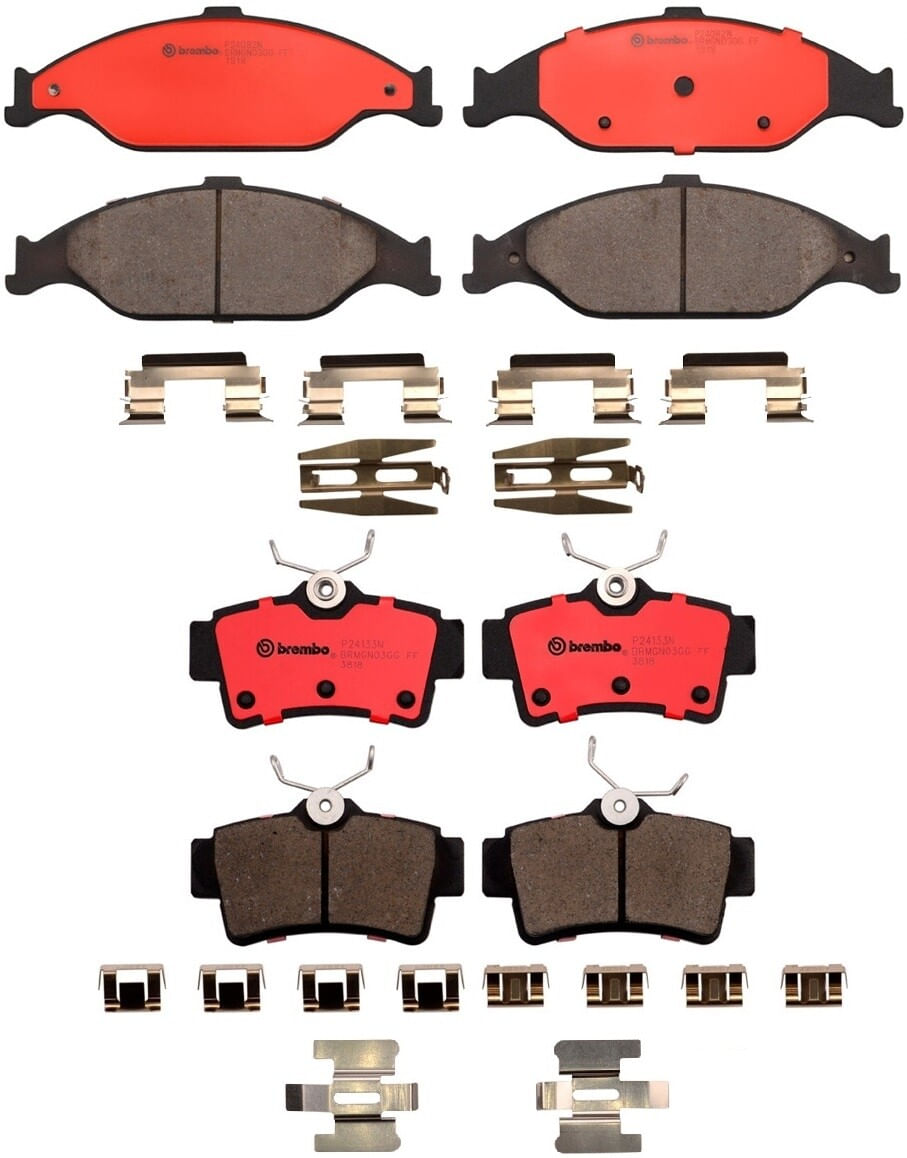 Kit De Balatas Ceramicas Delanteras y Traseras