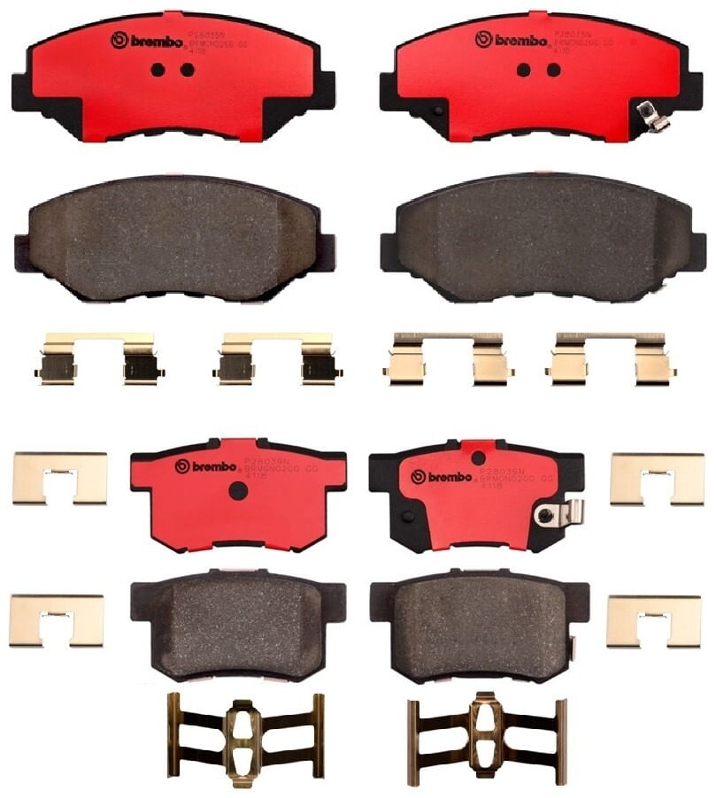 Kit De Balatas Ceramicas Delanteras y Traseras