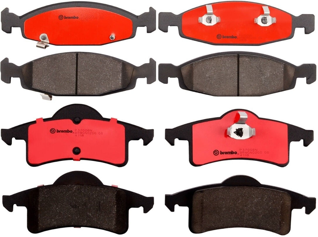 Kit De Balatas Ceramicas Delanteras y Traseras