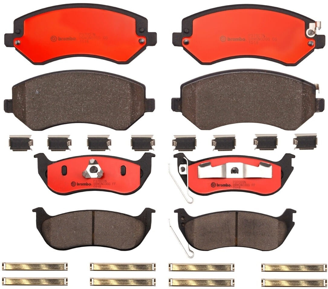 Kit De Balatas Ceramicas Delanteras y Traseras