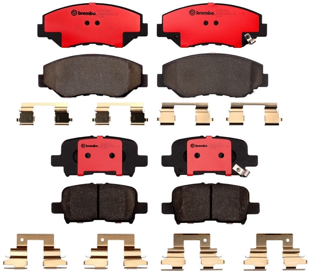 Kit De Balatas Ceramicas Delanteras y Traseras