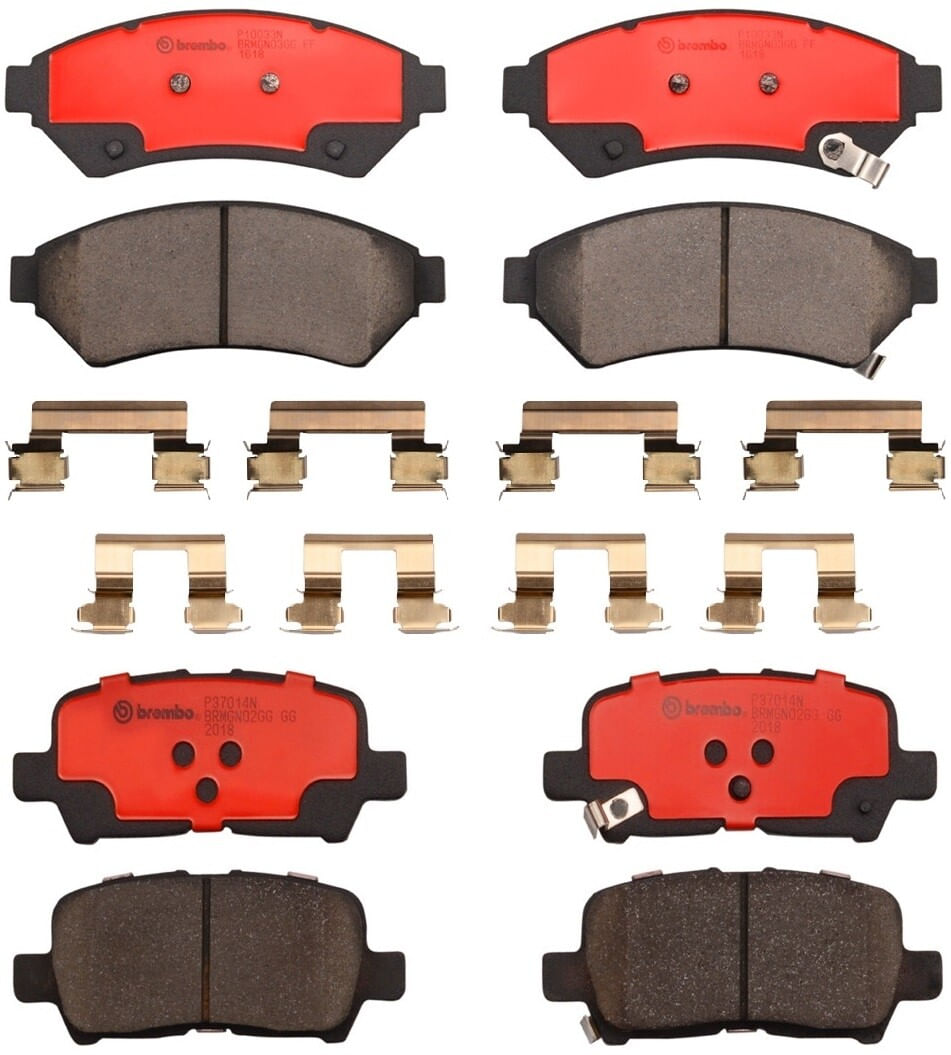 Kit De Balatas Ceramicas Delanteras y Traseras