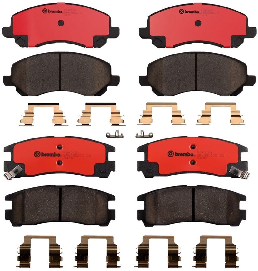 Kit De Balatas Ceramicas Delanteras y Traseras