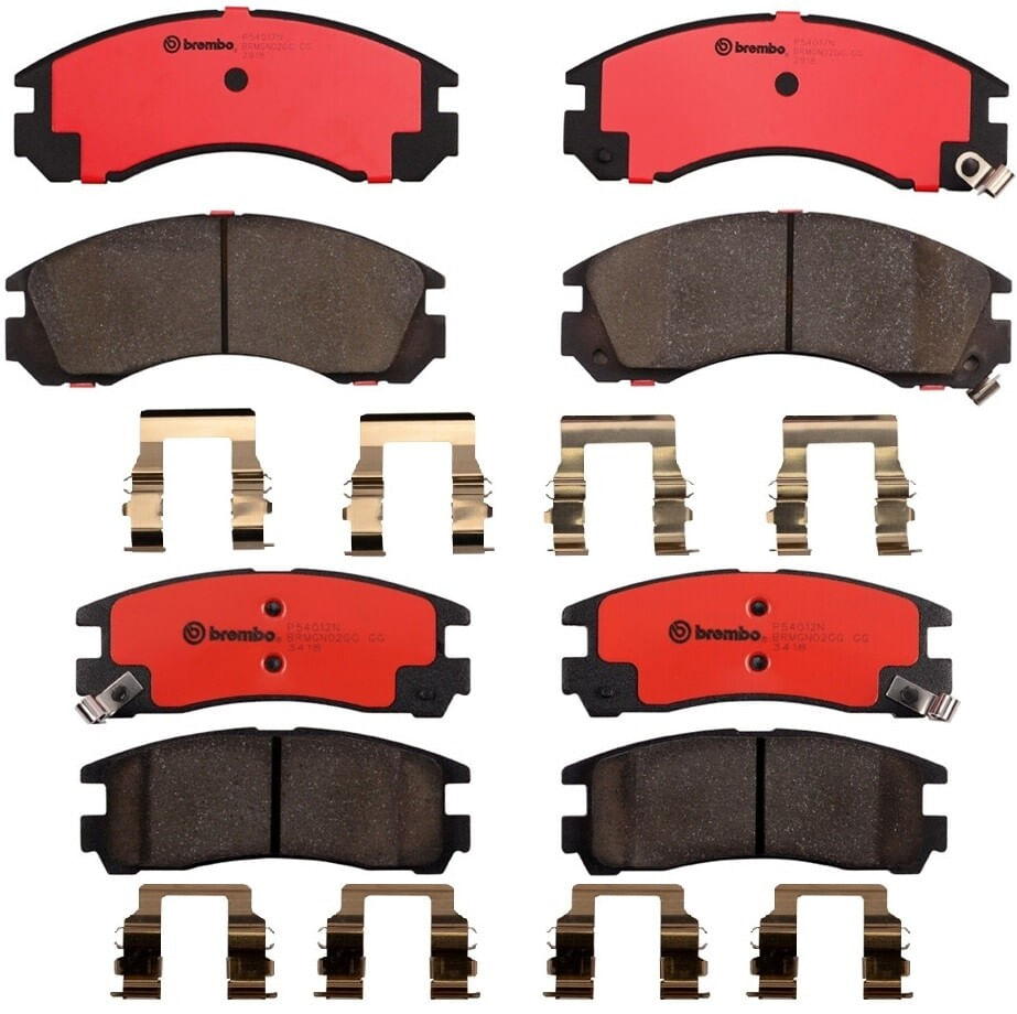 Kit De Balatas Ceramicas Delanteras y Traseras