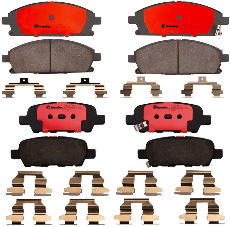 Kit De Balatas Ceramicas Delanteras y Traseras