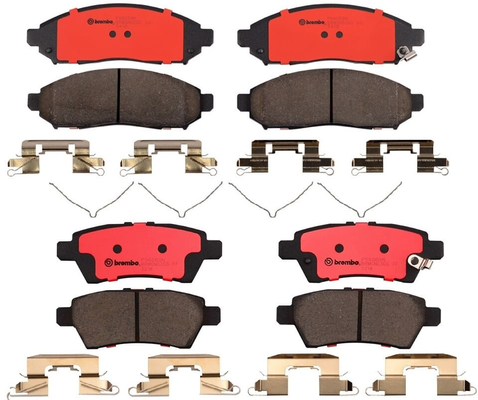 Kit De Balatas Ceramicas Delanteras y Traseras