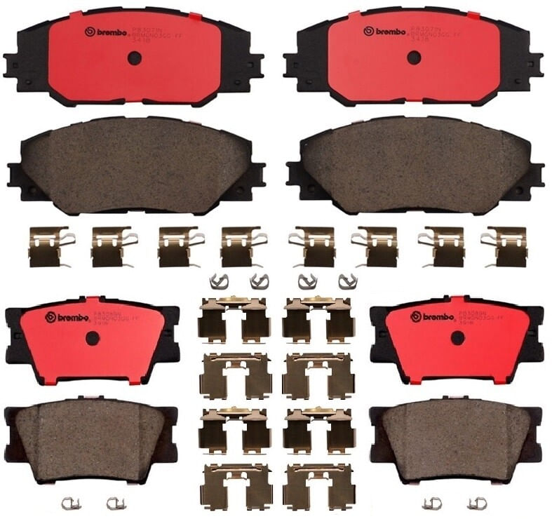 Kit De Balatas Ceramicas Delanteras y Traseras