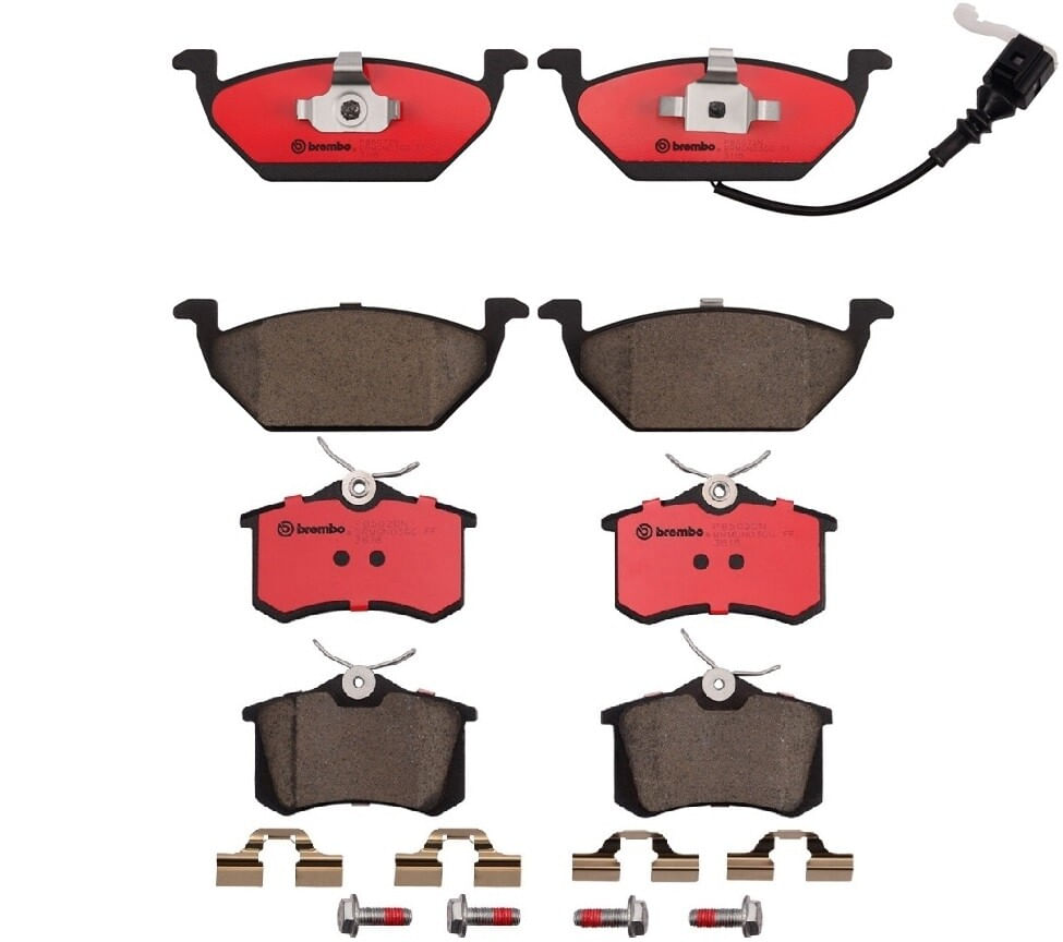 Kit De Balatas Ceramicas Delanteras y Traseras