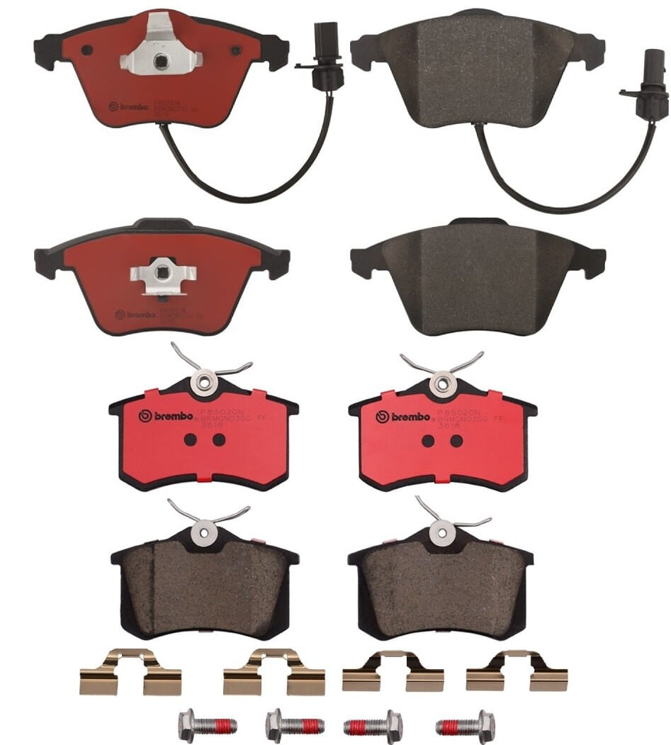 Kit De Balatas Ceramicas Delanteras y Traseras