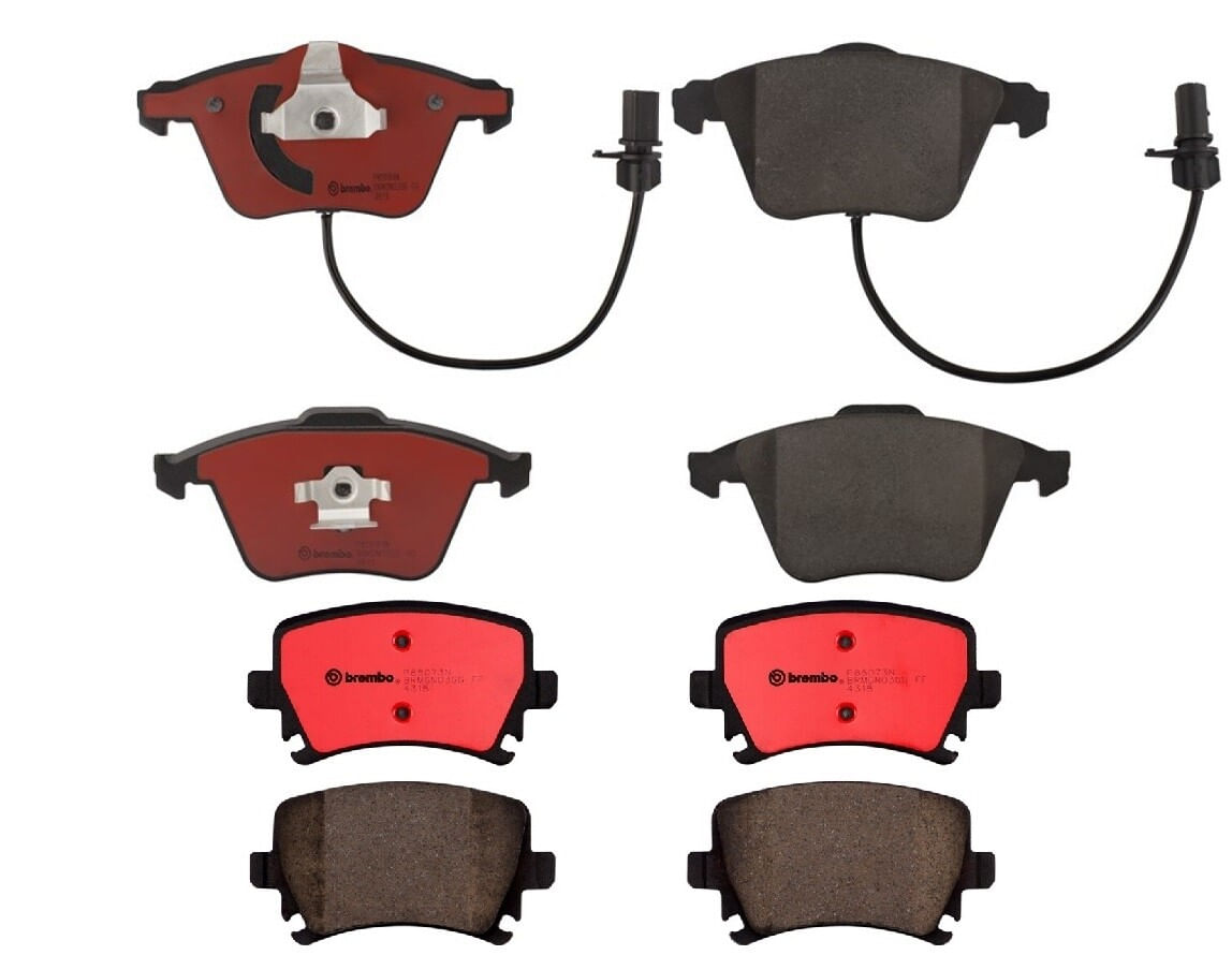 Kit De Balatas Cerámicas Delanteras y Traseras
