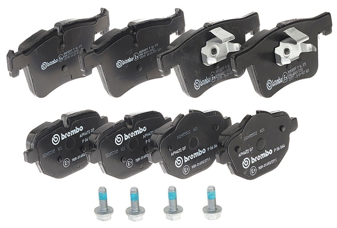Kit De Balatas Bajos Metales Delanteras y Traseras