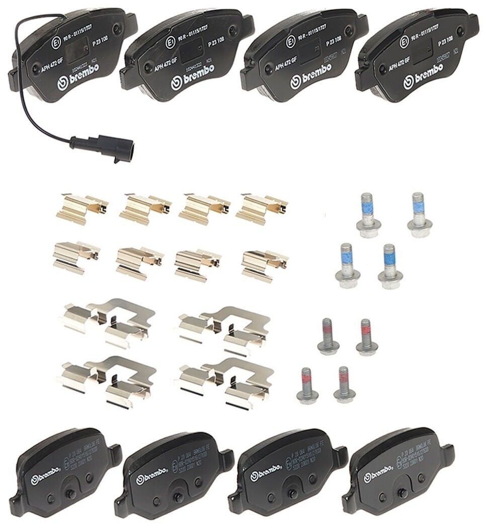 Kit De Balatas Bajos Metales Delanteras y Traseras