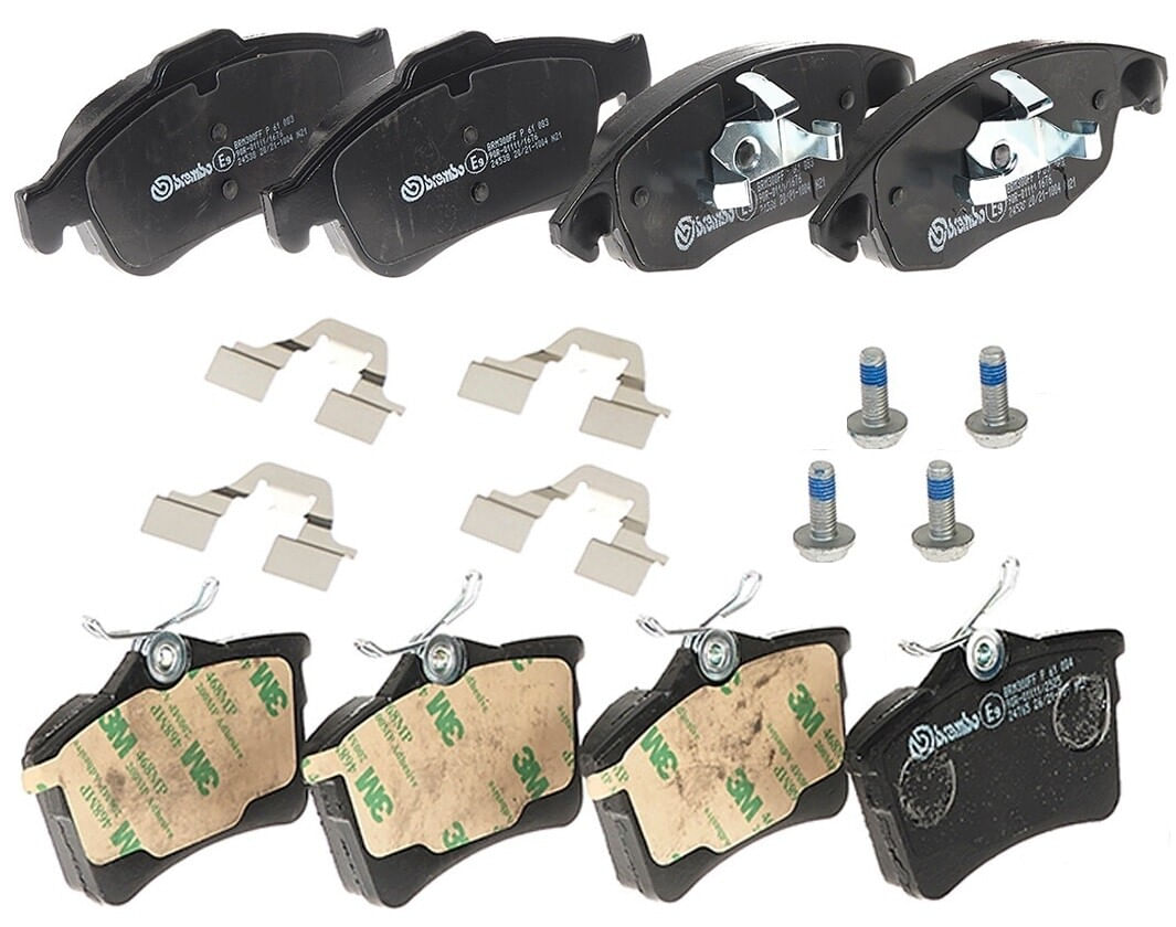 Kit De Balatas Bajos Metales Delanteras y Traseras