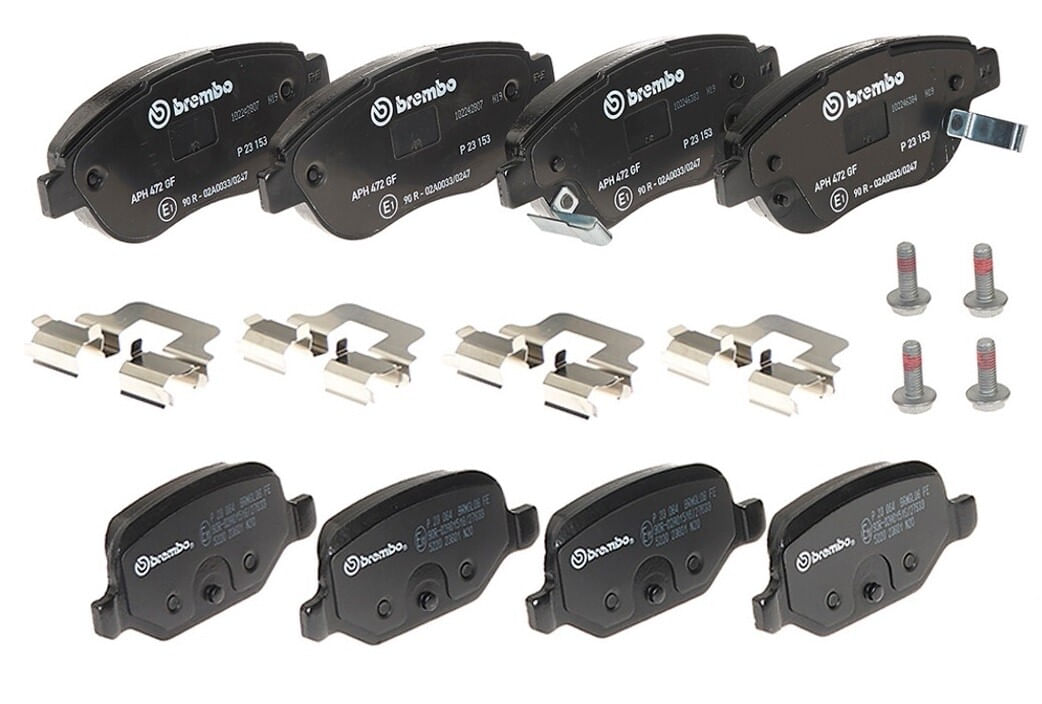 Kit De Balatas Bajos Metales Delanteras y Traseras