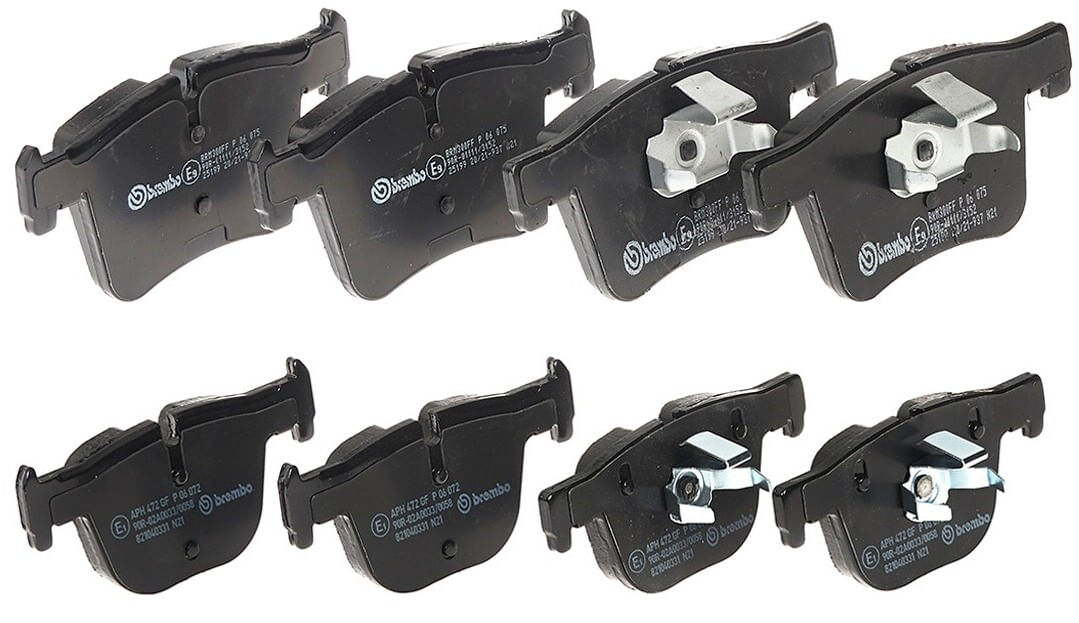 Kit De Balatas Bajos Metales Delanteras y Traseras