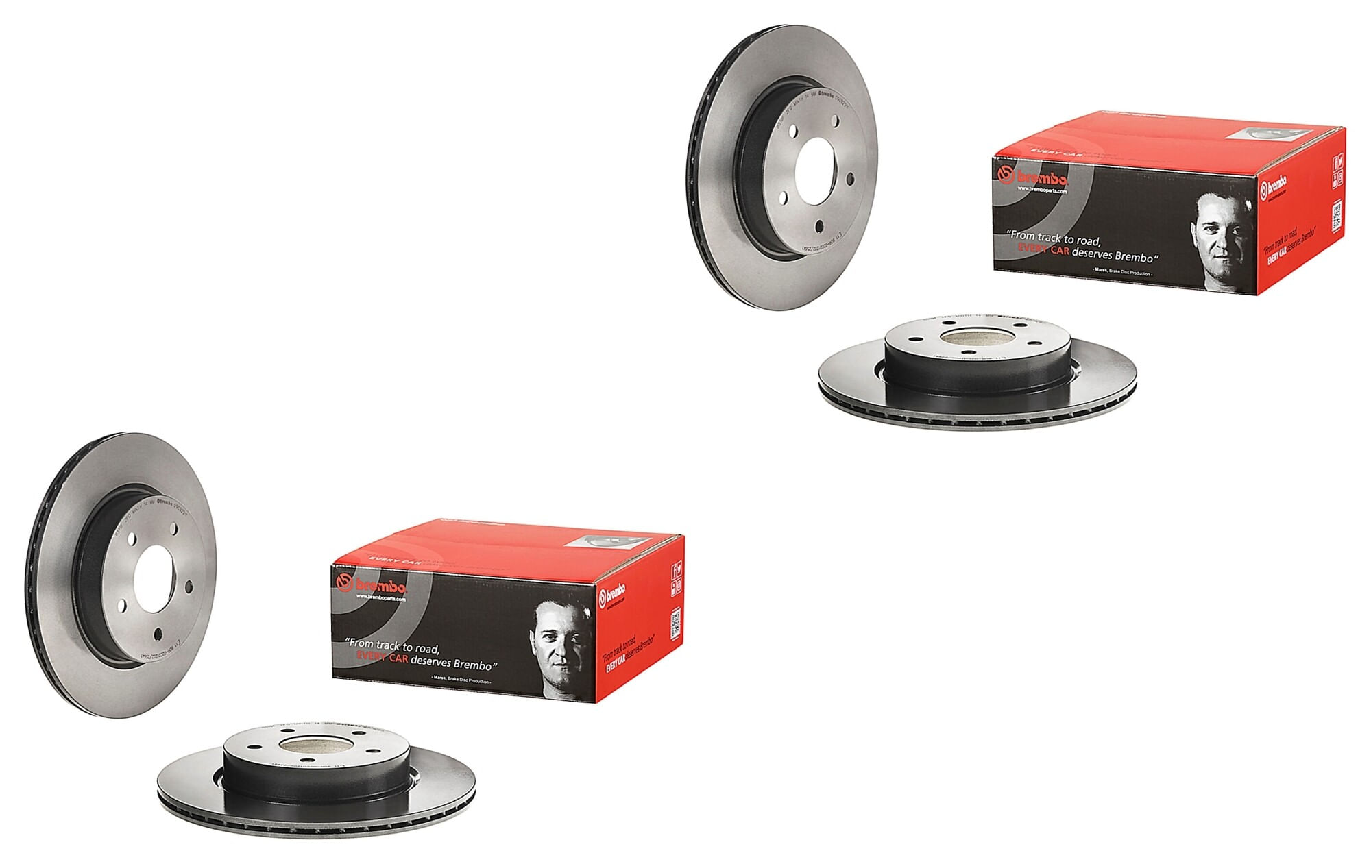 Kit De 4 Discos Ventilados