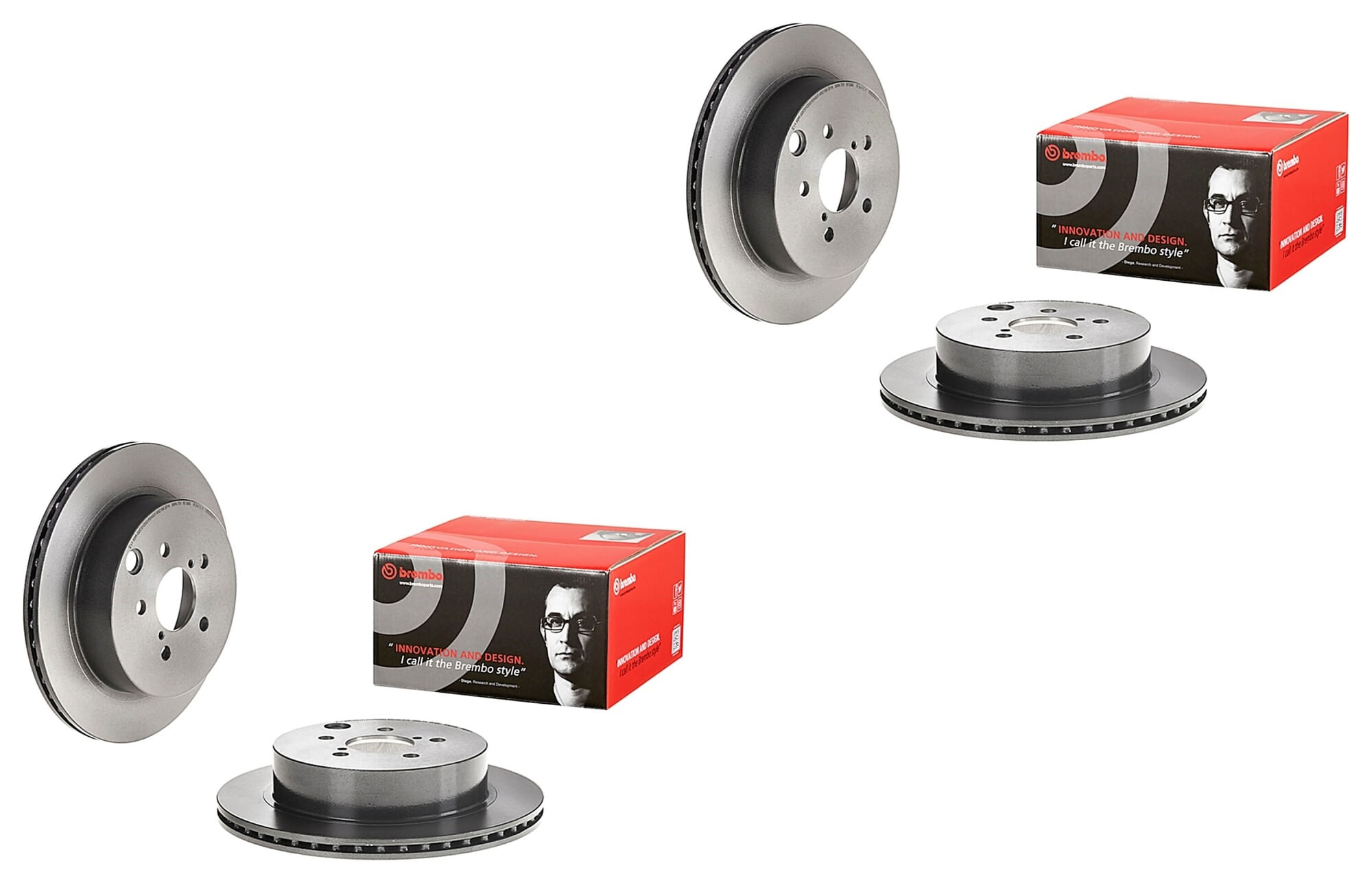 Kit De 4 Discos Ventilados