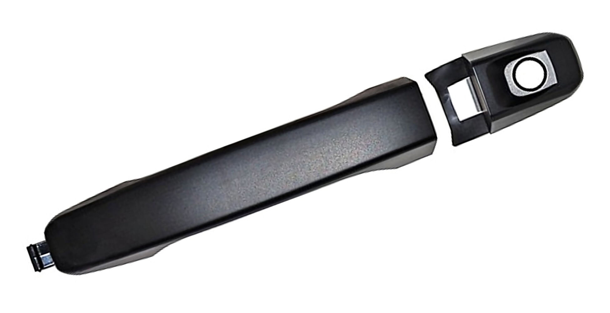 Manija Puerta Exterior Delantera Liso Negro Con Hoyo Para Llave Lado Conductor