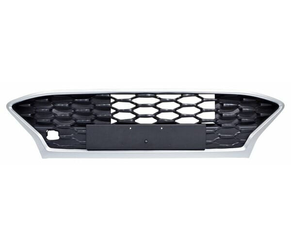 Parrilla Frontal Negra C/Mold Plata
