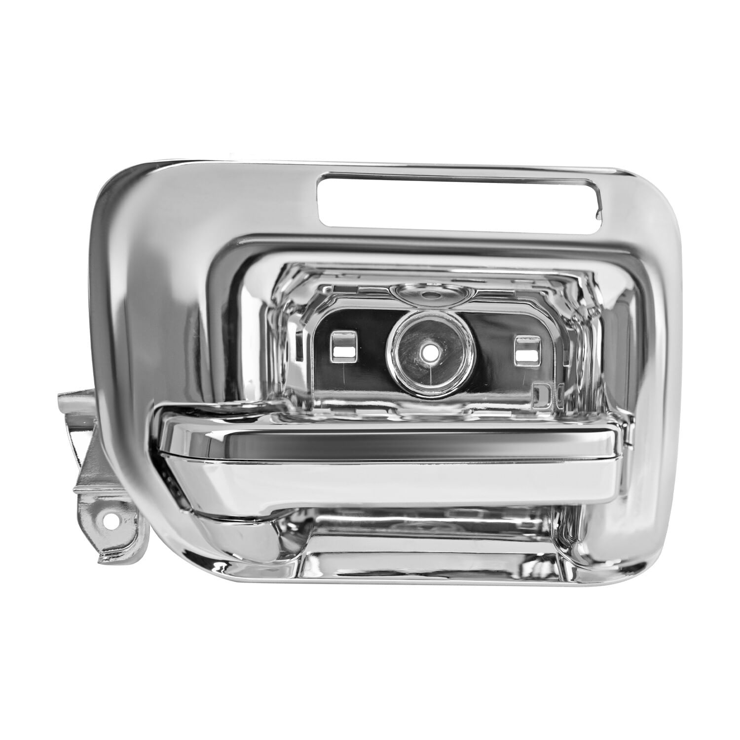 Manija Puerta Interior Delantera Cromada Con Hoyo Para Seguro Lado Conductor