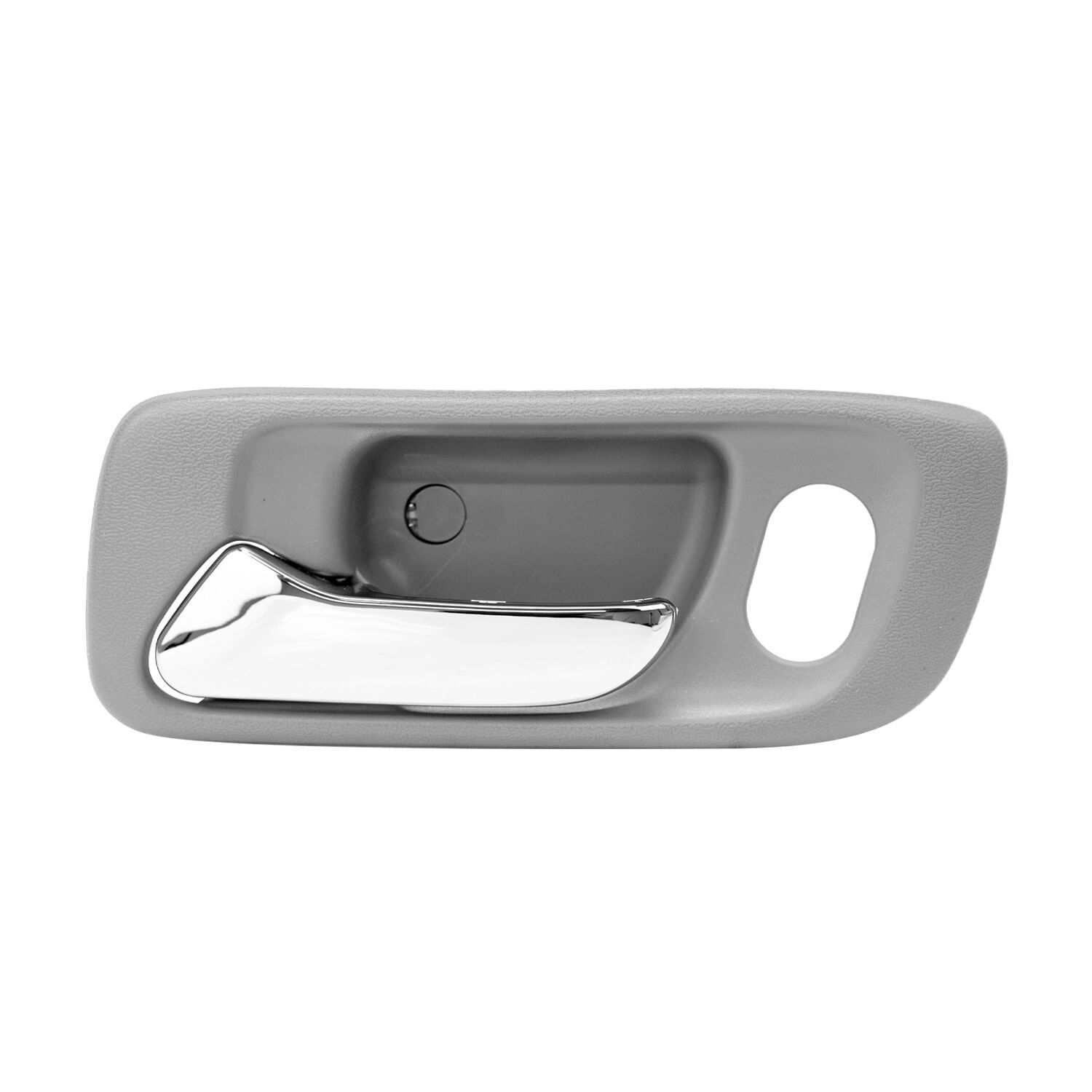 Manija Puerta Interior Delantera Gris Claro/Cromo Con Hoyo Para Seguro Lado Conductor