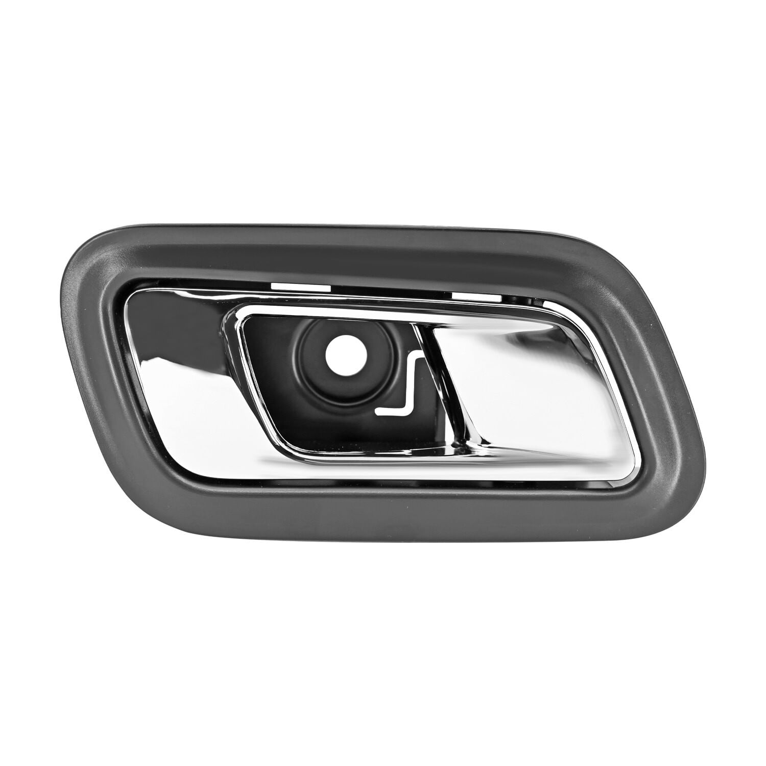 Manija Puerta Interior Trasera Negra/Cromo Lado Pasajero