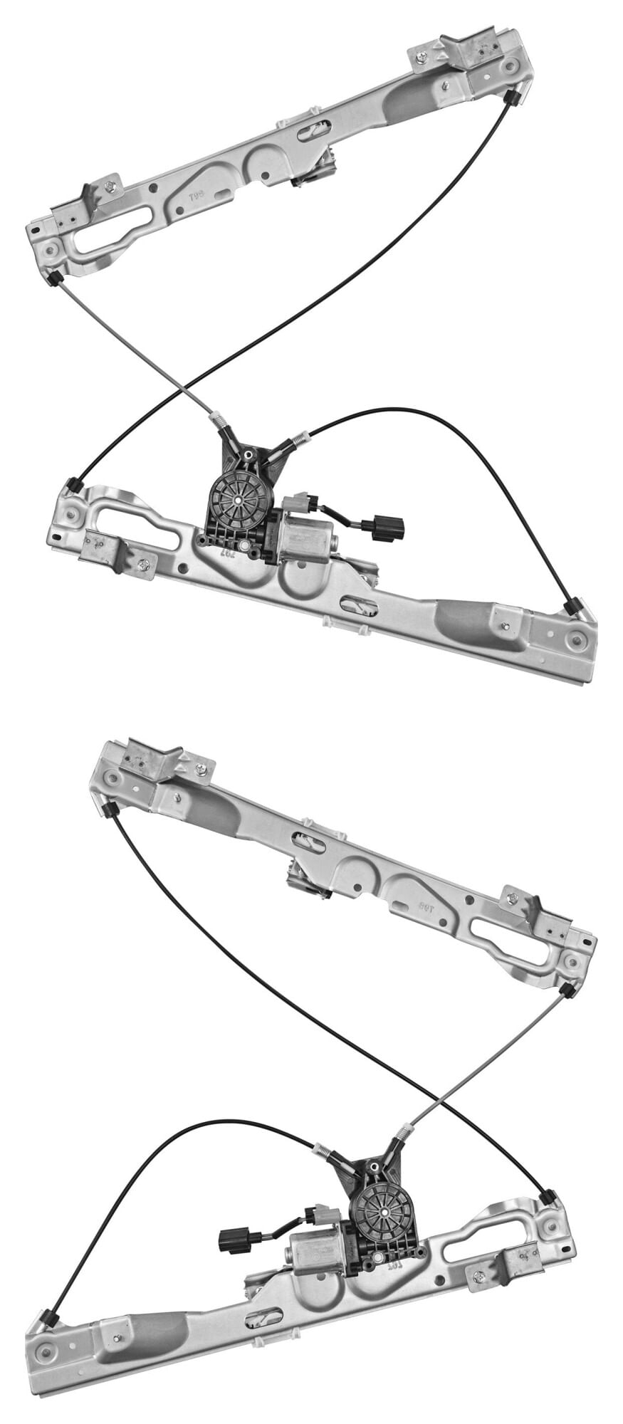 Par De Elevadores De Cristal Eléctricos Traseros Con Motor