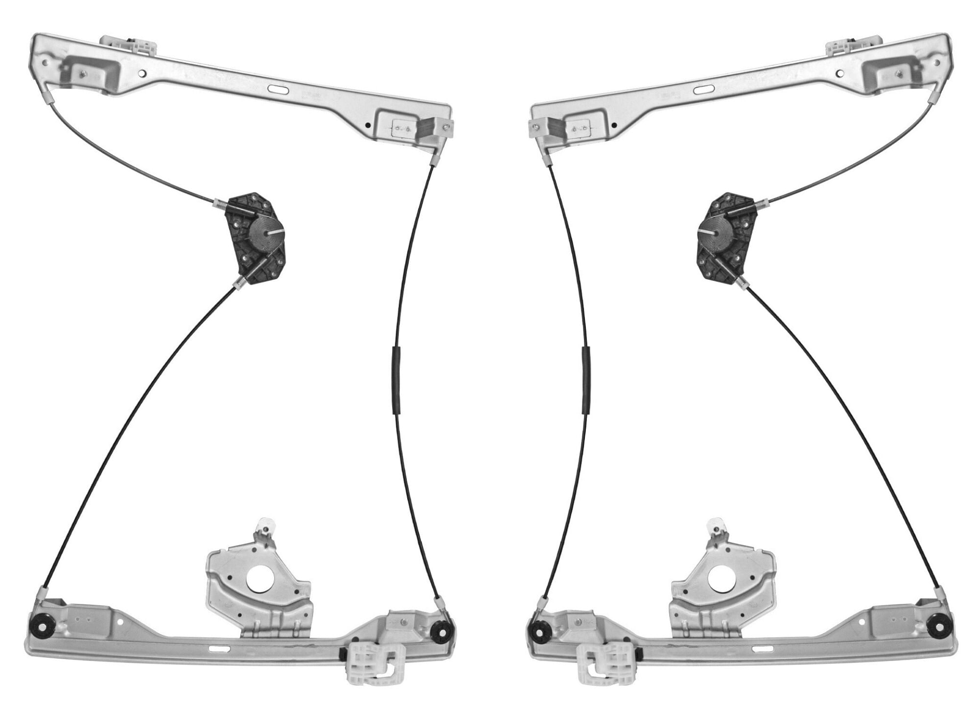 Par De Elevadores De Cristal Eléctricos Traseros Sin Motor