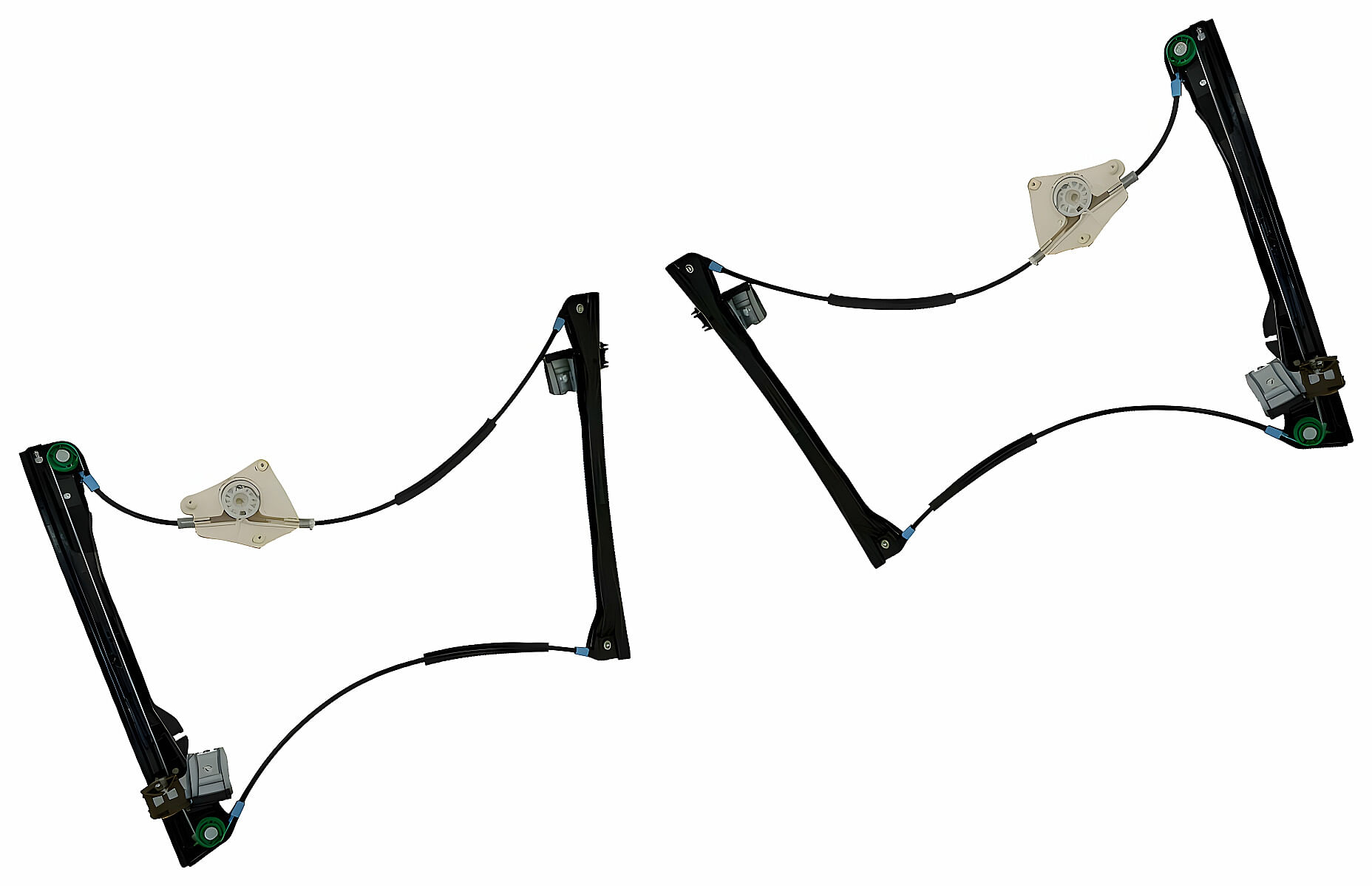 Par De Elevadores De Cristal Eléctricos Sin Motor Delanteros