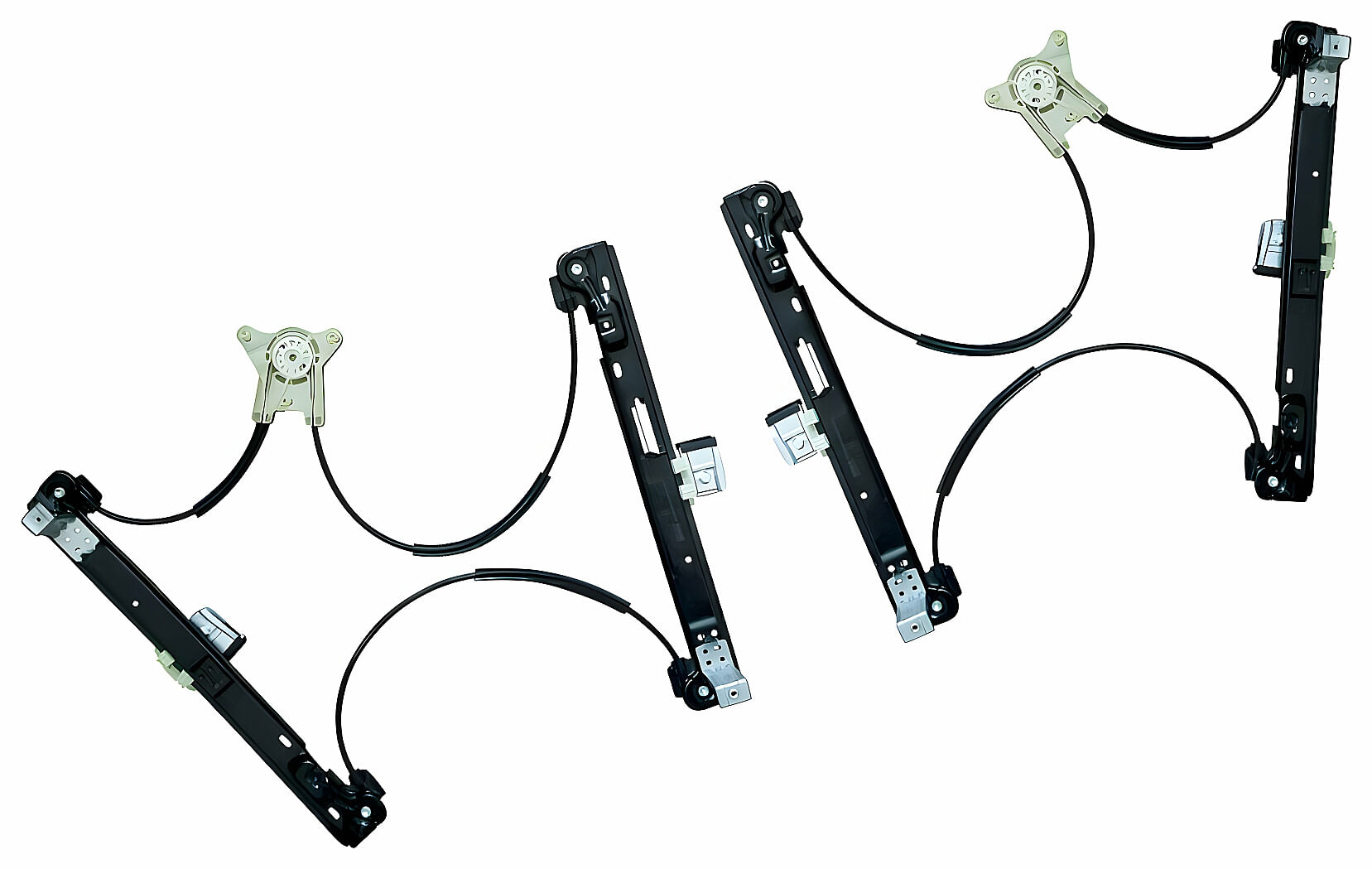 Par De Elevadores De Cristal Eléctricos Sin Motor Delanteros